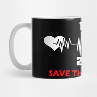 Save The Stick Manual Transmission Three Pedals Gift T- Mug